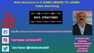 Index Searching in Data Structure Using C