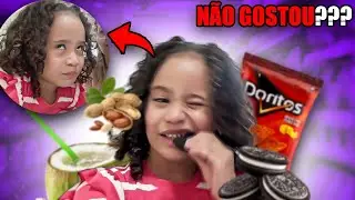 WE BOUGHT FOOD WITH THE LETTERS OF MY NAME (IZADORA) 😱 *supermarket challenge