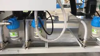 WM H 1000 WITH OPTIONAL 3-20 MM - Horizontal washing machine 1000 with optional 3-20 mm motorized