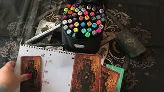 Таро. Красим срезы у колод.