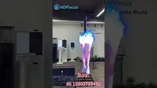1x3 100cm 3D hologram fan splicing display