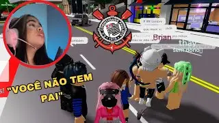 BRIGA DE CORINTHIANOS NO ROBLOX 😱  TRETA FORTE