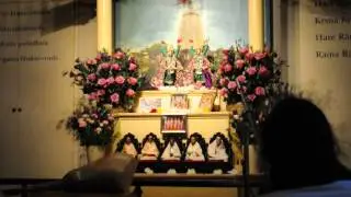 An evening with the Hare Krishnas - Clip 1