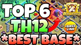 New BEST TH12 BASE WAR/TROPHY Base Link 2024 (Top6) Clash of Clans - Town Hall 12 Farm Base