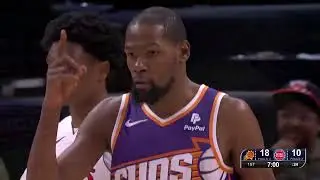 Kevin Durant with 12 PTS, 3 REB, 1 AST in 10/8/23 Game 1 Preseason Action