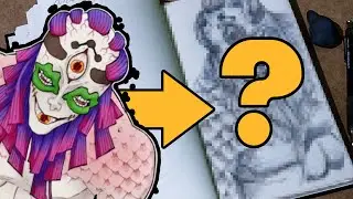 Drawing Gyokko | Demon Slayer / Kimetsu No Yaiba | in Skecthbook - Comic Book Style