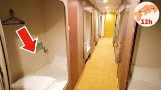 Japan's Overnight Sleeper Ferry 😴🛳 12 Hour Voyage On Cheap Shared Room 🛏 Travel Vlog フェリーきょうと 船旅