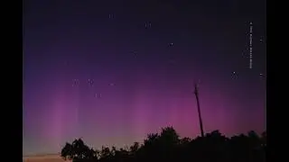 Wunderschöne #Polarlichter Brandenburg, Niederer Fläming, Jüterbog, Germany, 11.05.24 #nothernlights