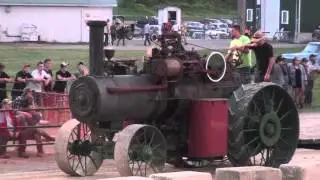 Vintage steam engine  tractor...VERY COOL Whistle