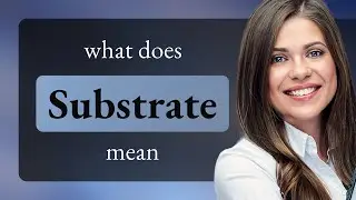 Substrate • what is SUBSTRATE definition