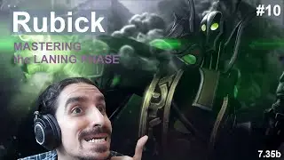 MASTERING the LANING PHASE - Rubick Support 4 | 7.35b #dota2 #rubick