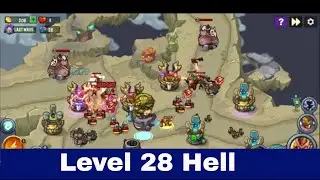 World 1 Level 28 Hell King of Defense TD | Stage 28 King of Defense Hell | Wukong and Stuny