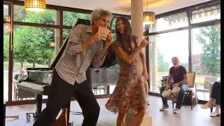 Concert de gratitude Alexandre Cellier et Maria de la Paz à La Lignière 11.7.20