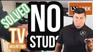 How to mount a tv on the wall WITHOUT STUD- 90lbs - Drywall TV Mount - NO STUD TV Mount-CONDOMOUNTS