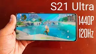 Samsung Galaxy S21 Ultra 5G Genshin Impact Gameplay 120HZ WQHD+ 1440P Max Settings (EXYNOS 2100
