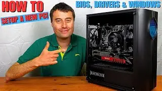 What To Do AFTER Building a Gaming PC! [BIOS, Drivers & Windows 10 Install]