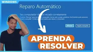REPARO AUTOMÁTICO na Inicialização do Windows 10 8 7 Resolva Rápido