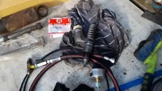 Катерпиллер с-15 газы в топливной системе! Замена уплотнительных колец форсунки !