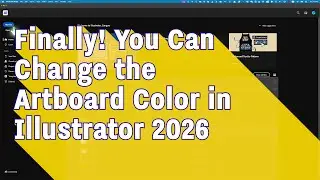 New Artboard Color Feature in Illustrator 2026 You Need to See