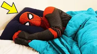 Things Spider-Man Does Before Sleeping!!