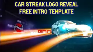 intro template sony vegas pro - Car streak logo reveal, Free download