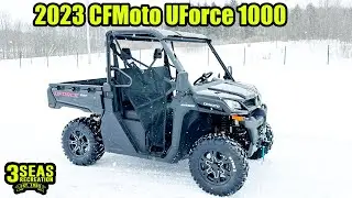 2023 CFMoto UForce 1000 Walk Around & First Ride! Much Smoother Engagement!