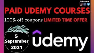 Udemy Coupon Code 2021| Udemy FREE Courses Certificate    