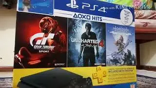 Unboxing PS4 Slim 500GB+Gran Turismo+UNCHARTED 4+Horizon zero dawn