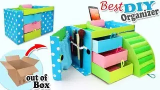 DIY ADORABLE ORGANIZER BOX USEFUL EVER // 32 Compartment for Keeping Everything