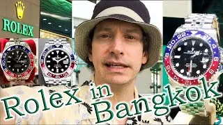 First Visit to  Rolex Authorized Dealer in Bangkok, Rolex Unauthorized Dealer, and Back Alley Danger