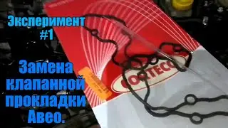 Experiment #1 Chevrolet Aveo (Lanos) 1.5 Valve Cover Gasket Replacement. Corteco Gasket
