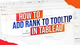 How to Add Rank to a Tooltip in Tableau