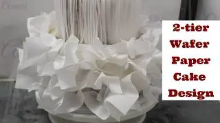 2-tier Wafer Paper Cake Design Tutorial (Wafer Paper Cakes)