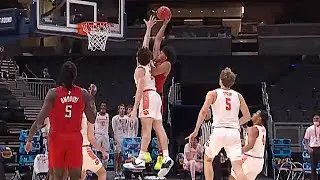 Ron Harper Jr. POSTER DUNK Vs Clemson | March Madness 2021