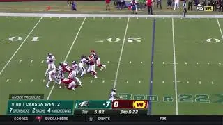 Jalen Reagor 55 Yard Catch | Eagles vs Washington Week 1 NFL