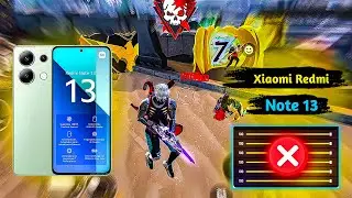 XIAOMI REDMI NOTE 13⚙️SETTINGS⚡FREE FIRE HEADSHOT SENSITIVITY 2024 ♥️HUD + SENSI + DPI
