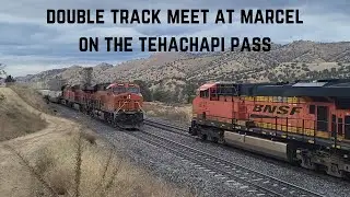 BNSF Meet at Marcel On The Tehachapi Pass
