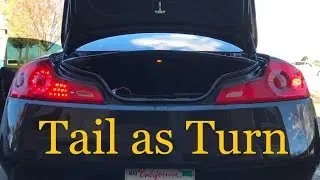 G35/G37 Turn Signal Mod - INSTALL VIDEO
