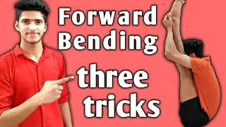 three forward bending yoga poses with 3 tricks . How to do forward bending yoga poses