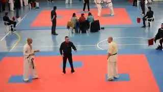 Edu Giner Campeonato de España Kyokushin 2015 KWF 1/8 octavos de final