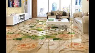Ideas of designers, design of self-leveling 3D floors in a modern style for living quarters.