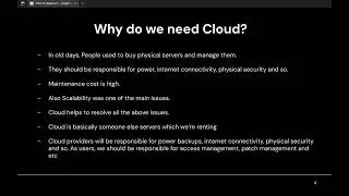 Introduction to Cloud