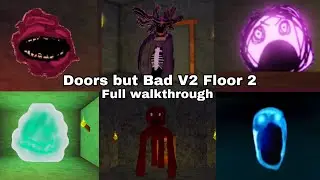 Doors but bad V2 Floor 2 | Full Gameplay [Roblox]