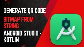 Generate QR Code Bitmap from String in Android Studio - Kotlin