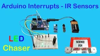 Arduino IR Sensor Tutorial // LED chaser using Arduino Interrupts