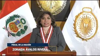Mensaje de la Dra. Zoraida Ávalos Rivera, Fiscal de la Nación