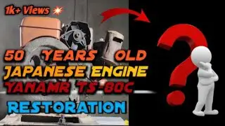 Japanese Engine Yanmar Ts-80c Restoration By C & R 