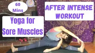 Yoga For Sore Muscles after Intense Workout | Young Yoga with Sylvia (60 Minutes)