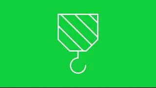 Free Green screen white crane hook