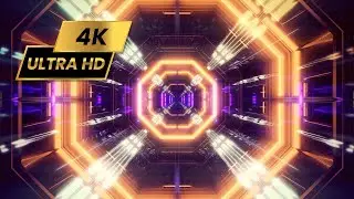 Octagon Shape Tunnel Background // @3DMotionGraphicsVFX